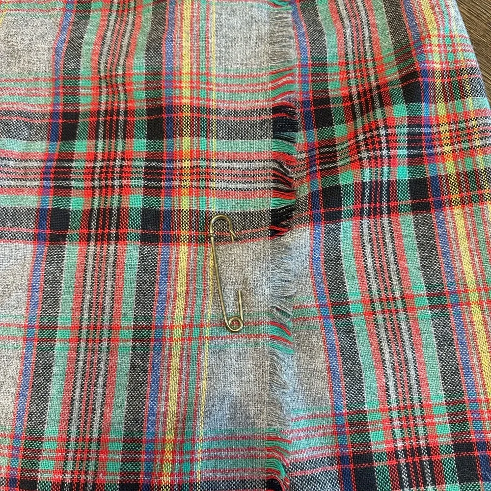 Elegant Plaid‎ Midi Skirt - Multicolor